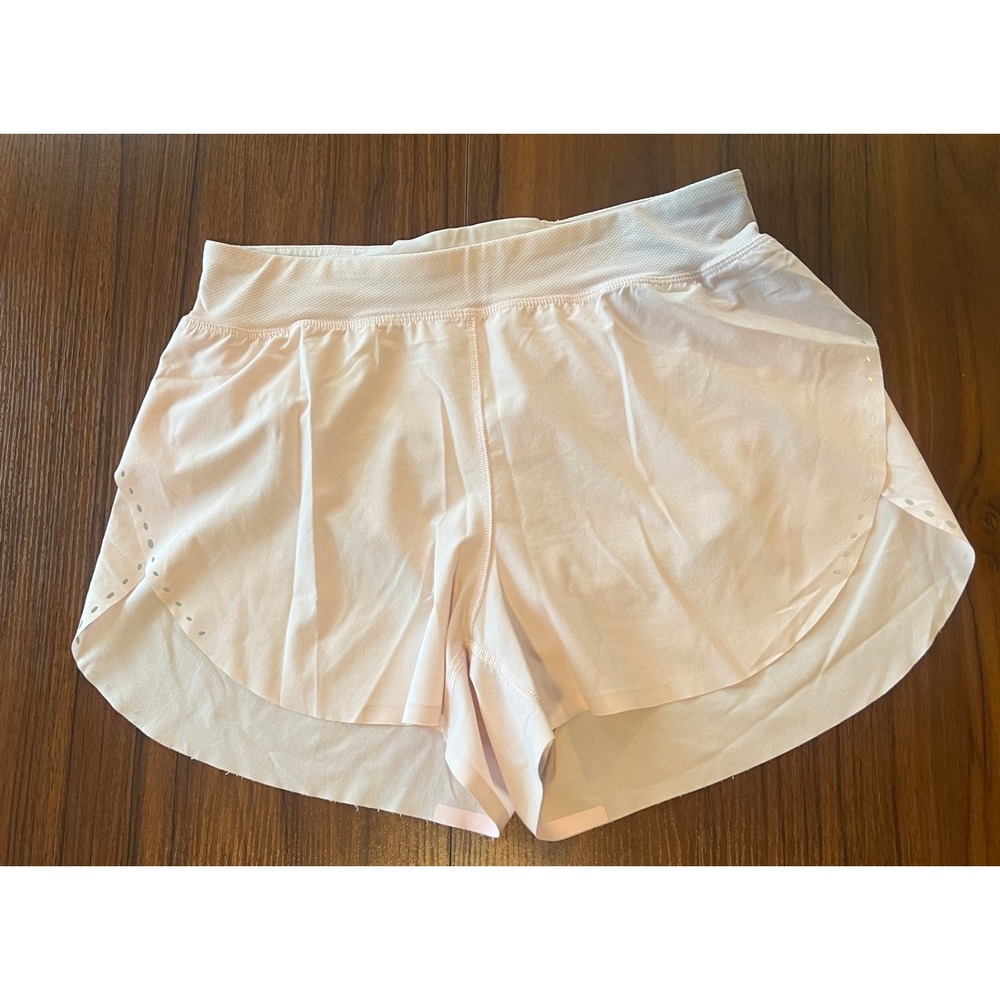 Lululemon Find Your Pace Shorts Women 4 Pink Excellent High Rise Running 1665